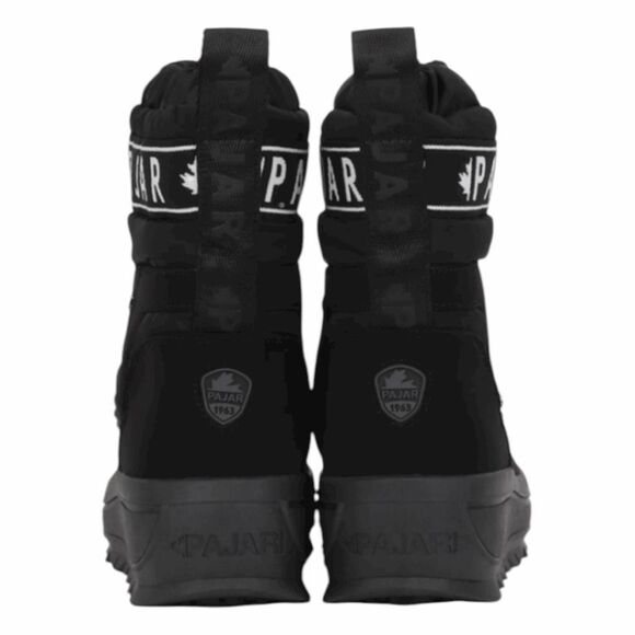 Pajar CANADA Galaxy Snow Boots Waterproof Nylon Pull-On Black Woman's 9 - Picture 6 of 11